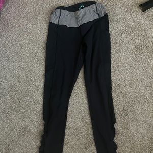 Black lululemon high waisted leggings